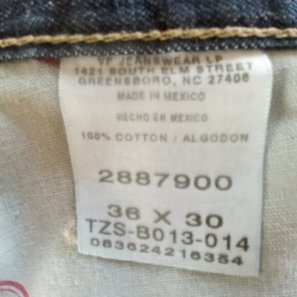 Vtg Lee dark Wash loose fit Blue Denim Carpenter jeans size in description NWT - Picture 7 of 15